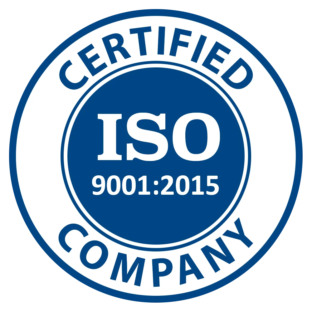 Certified ISO Company 9001:2015