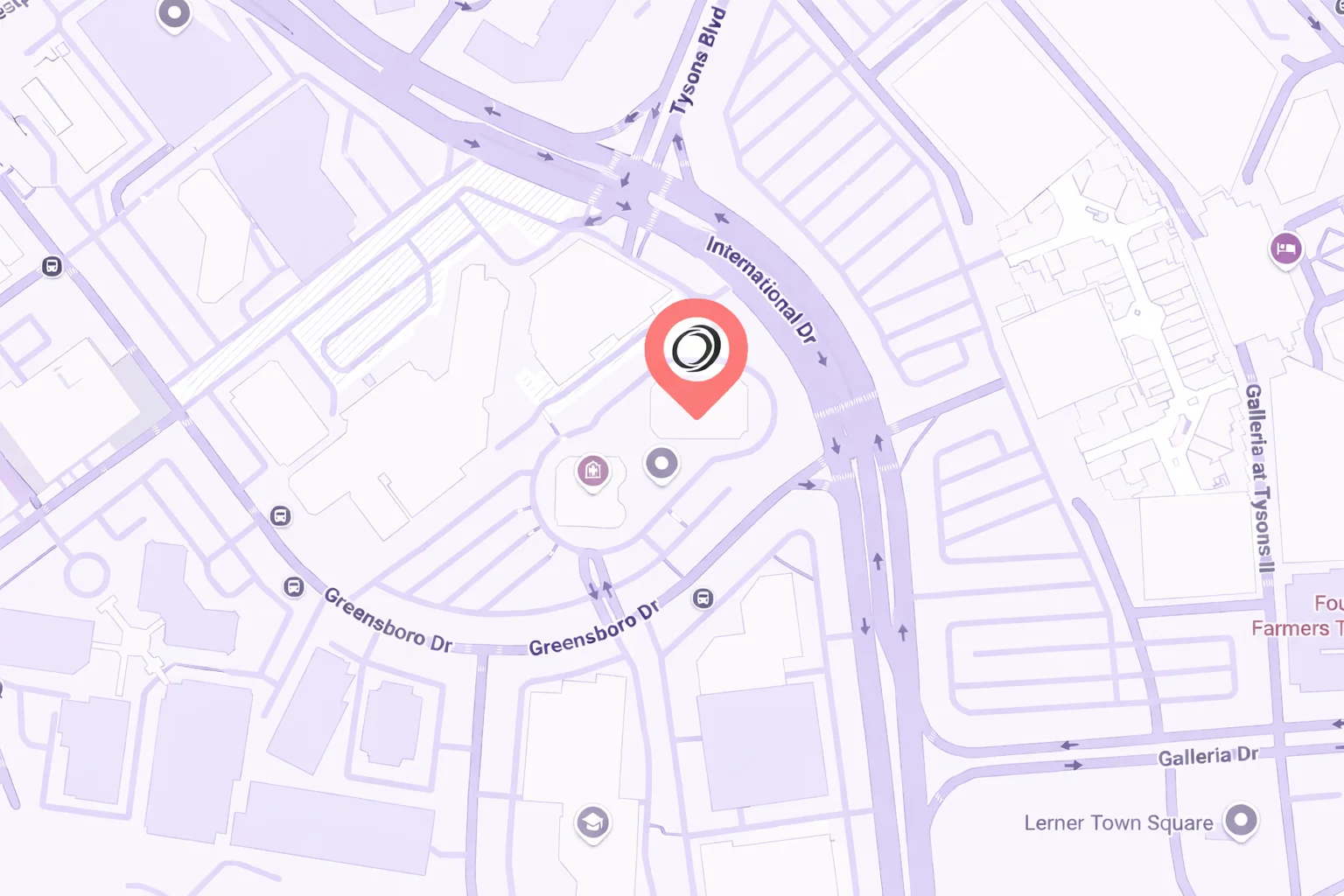 Map of Revolutional McLean office location